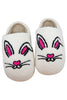 Bunny Face Fuzzy Slippers