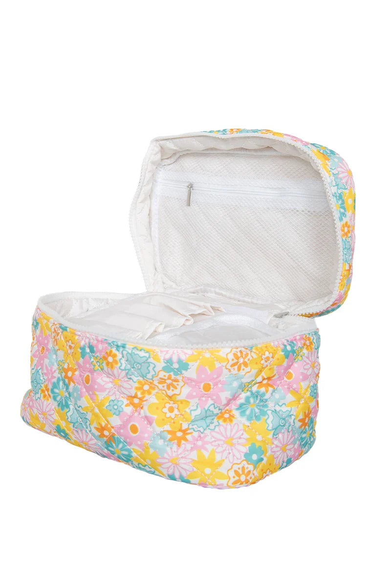 Spring Flowers Cosmetic Bag for Makeup - Katydid.com