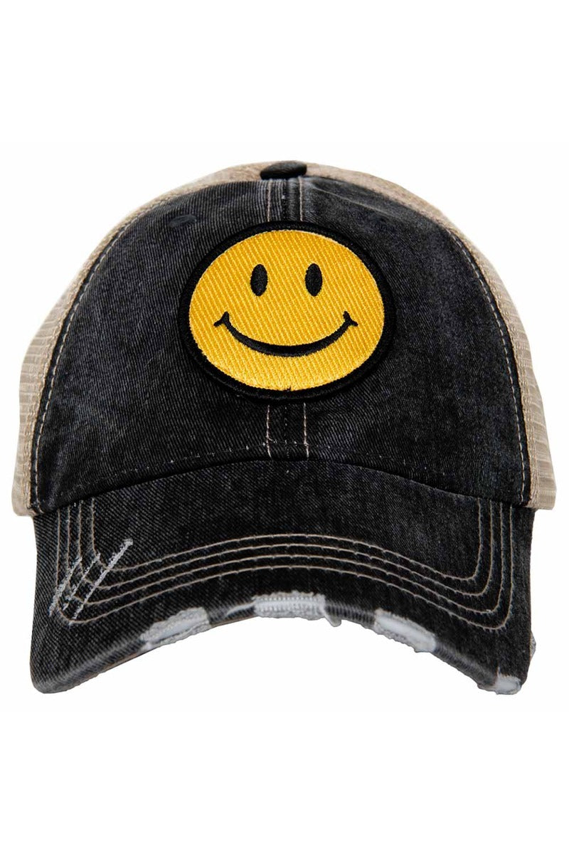 Happy Face Trucker Hat - Katydid.com