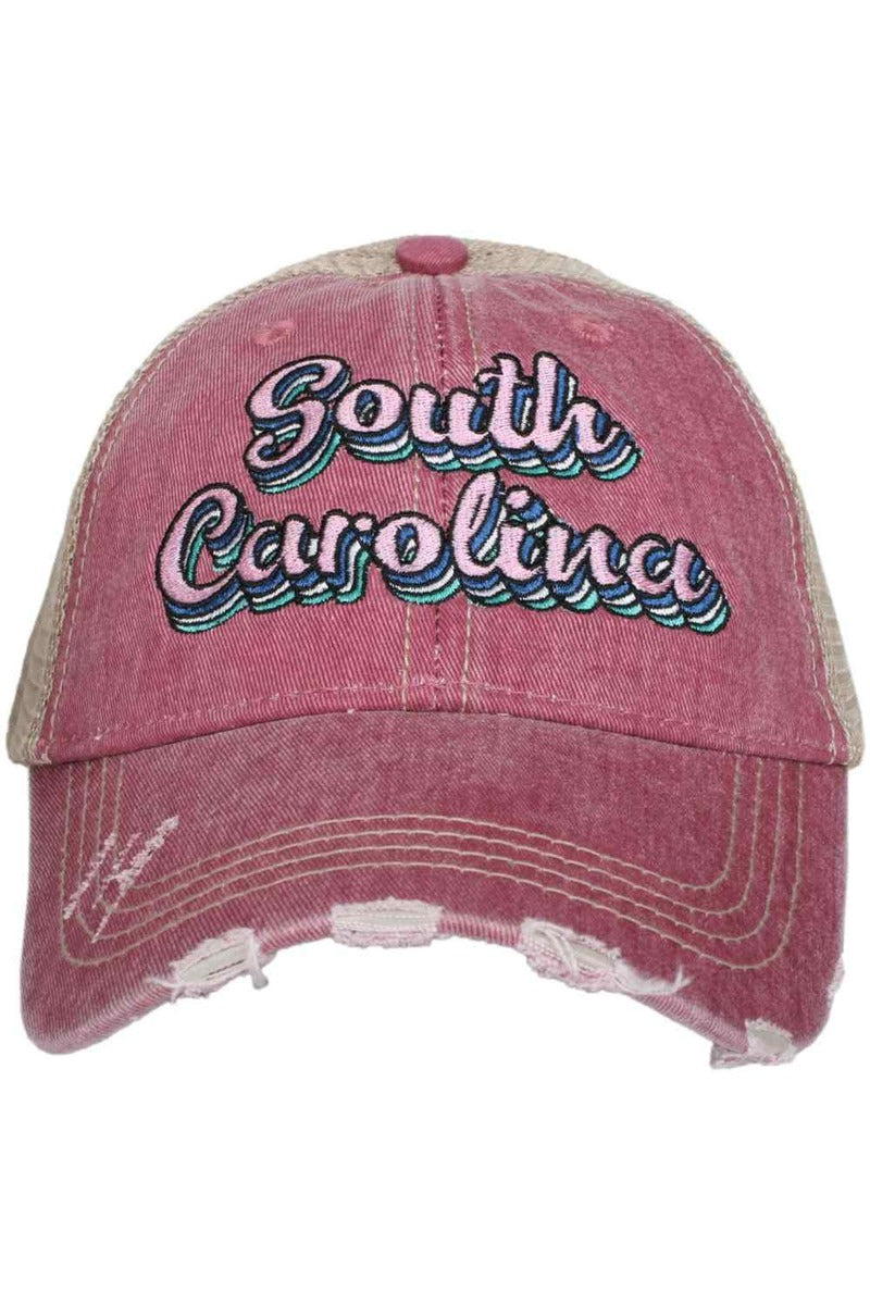 South Carolina Layered Trucker Hats - Katydid.com