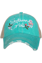 Southern Girl FLOWERS Women's Trucker Hat