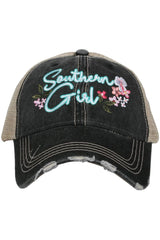 Southern Girl FLOWERS Women's Trucker Hat