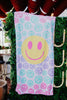 Pastel Happy Face Quick Dry Towels