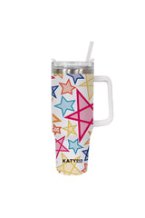 Rainbow Stars Coffee Tumbler Cup