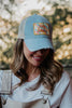 Stay Golden Patch Trucker Denim Hat