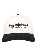 Stay Hydrated Cocktail Club Two-Toned Vintage Hat