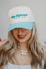 Stay Hydrated Cocktail Club Two-Toned Vintage Hat