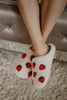 Strawberry Fuzzy Slippers for Women