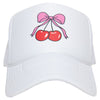 Cherry Bow Cute Trucker Cap