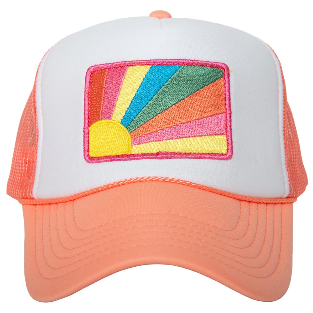 Bursting Sunshine Patch Foam Trucker Hat