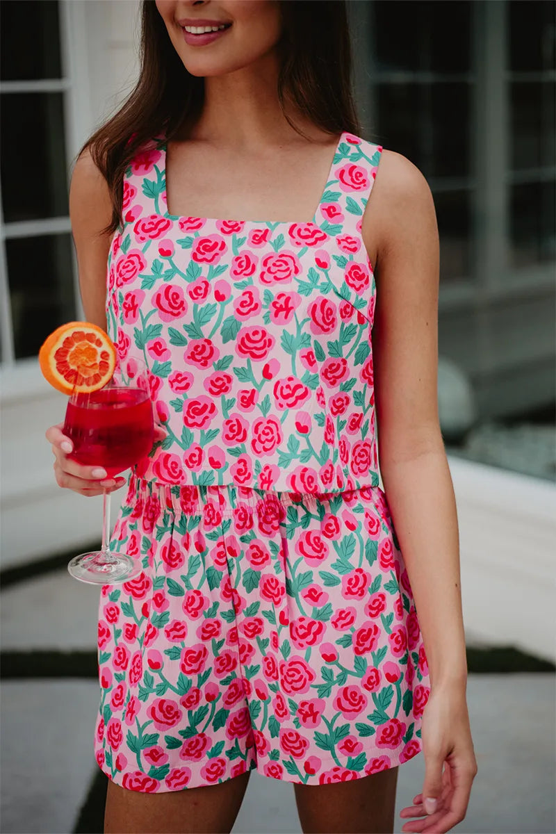 Whimsical Roses Women's Short Set - Katydid.com