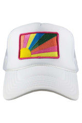 Bursting Sunshine Patch Foam Trucker Hat