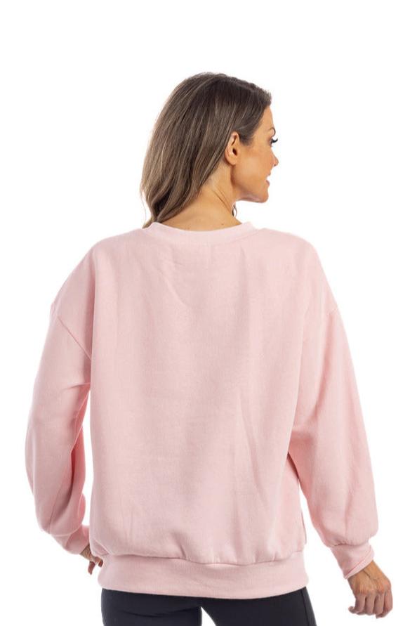 Katydid Light Pink Sweatshirt Light Pink M