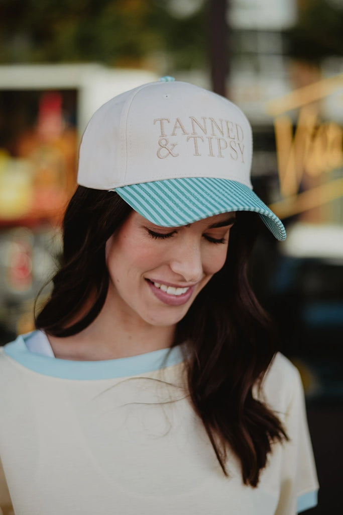 Tanned & Tipsy Vintage Hat - Katydid.com