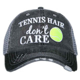 TENNIS HAIR DON'T CARE TRUCKER HAT