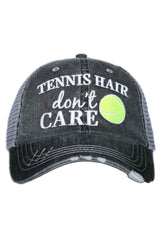 Tennis Hair Don't Care Trucker Hat