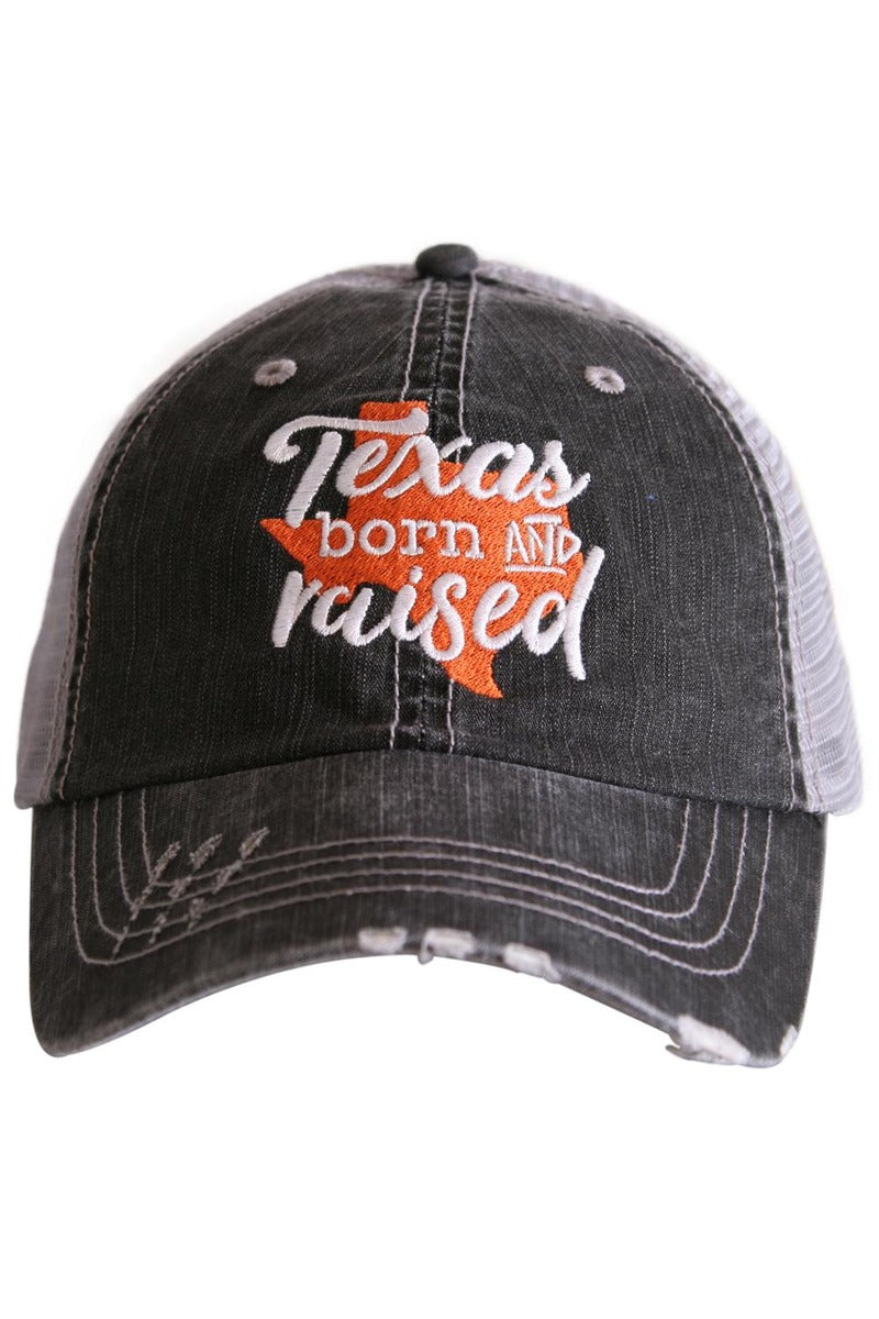 Texas Born and Raised Women's Trucker Hat - Katydid.com