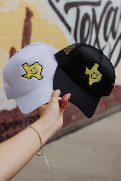 Texas Shape Happy Face Foam Hat - Katydid.com