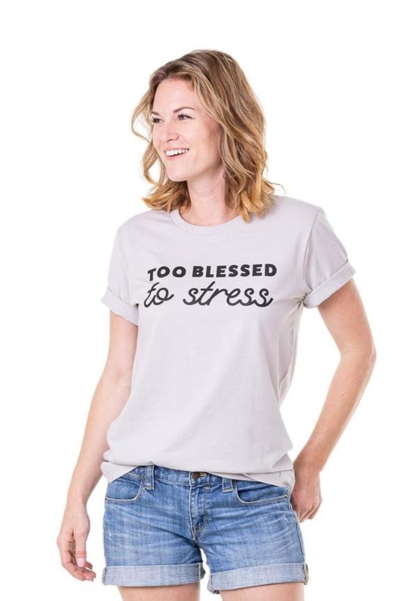 Too Blessed Graphic T Shirts