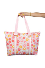 Groovy Flowers Women's Tote Bags