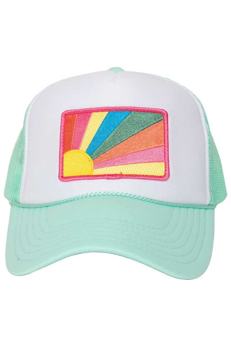 Bursting Sunshine Patch Foam Trucker Hat