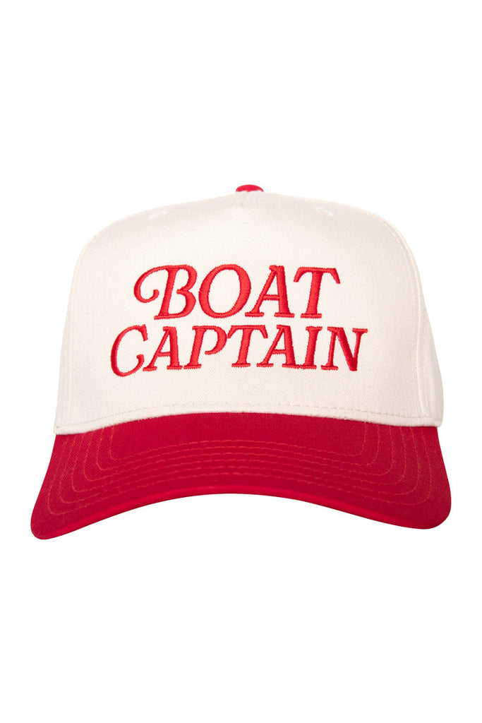 Boat Captain Two-Toned Vintage Hat