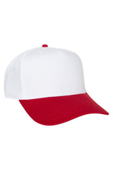 Red and White Two-Toned Vintage Hat