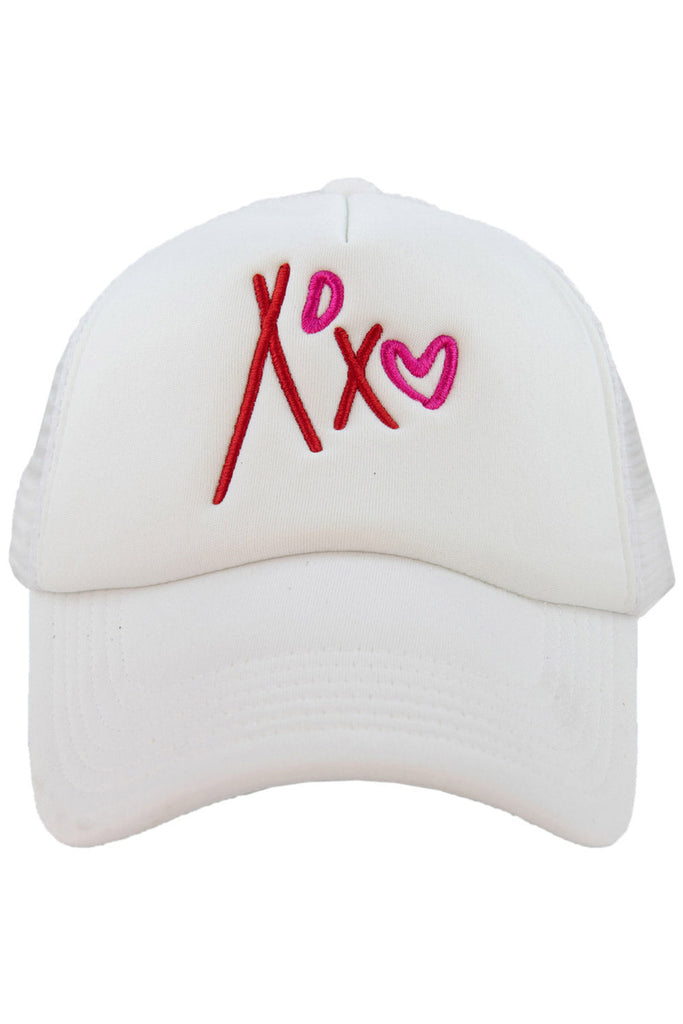 XOXO Heart Foam Trucker Hat