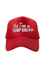 Yes I'm a Trump Girl Women's Foam Hat