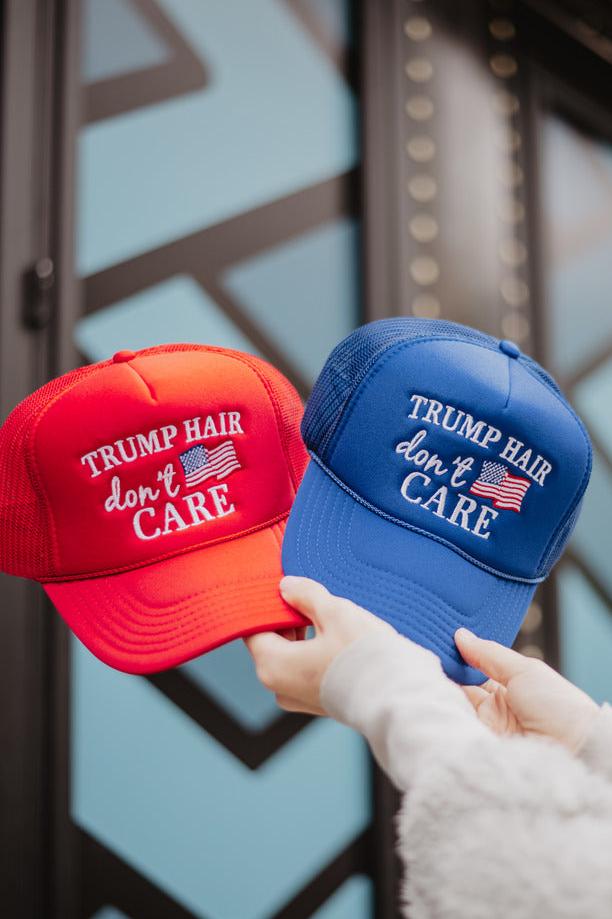 Trump Hair Don't Care Foam Trucker Hat