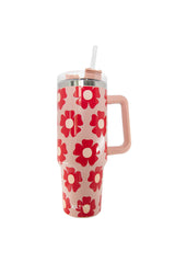 Flower Power 40 Ounce Tumbler Cup