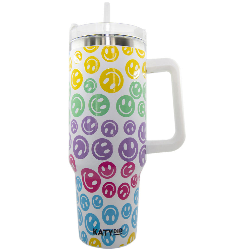 Handle Insulated Cup- Yellow (40oz) – The Silver Strawberry