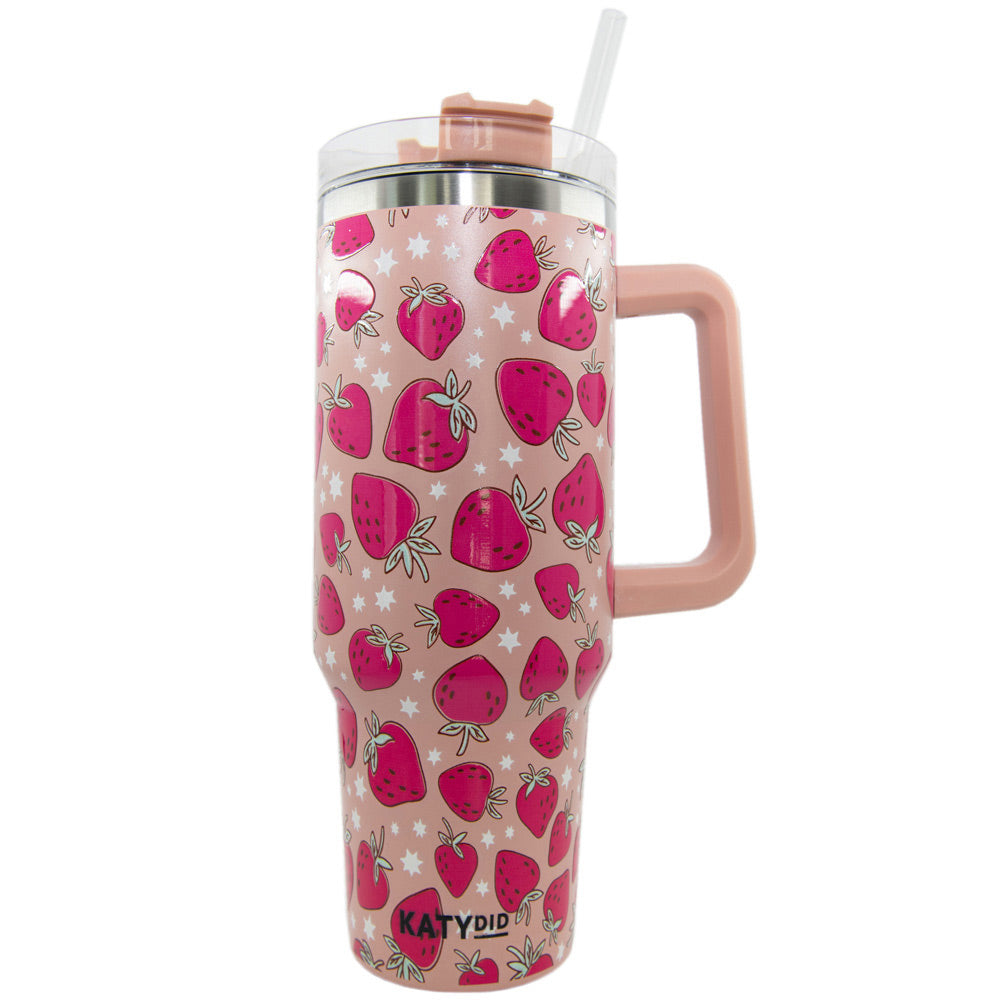 Solid KatyDid Stainless Steel Tumbler Cups – The Pink Pearl Gift Shop