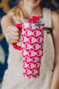 Multicolored Hearts Valentine's Day Cup Tumbler