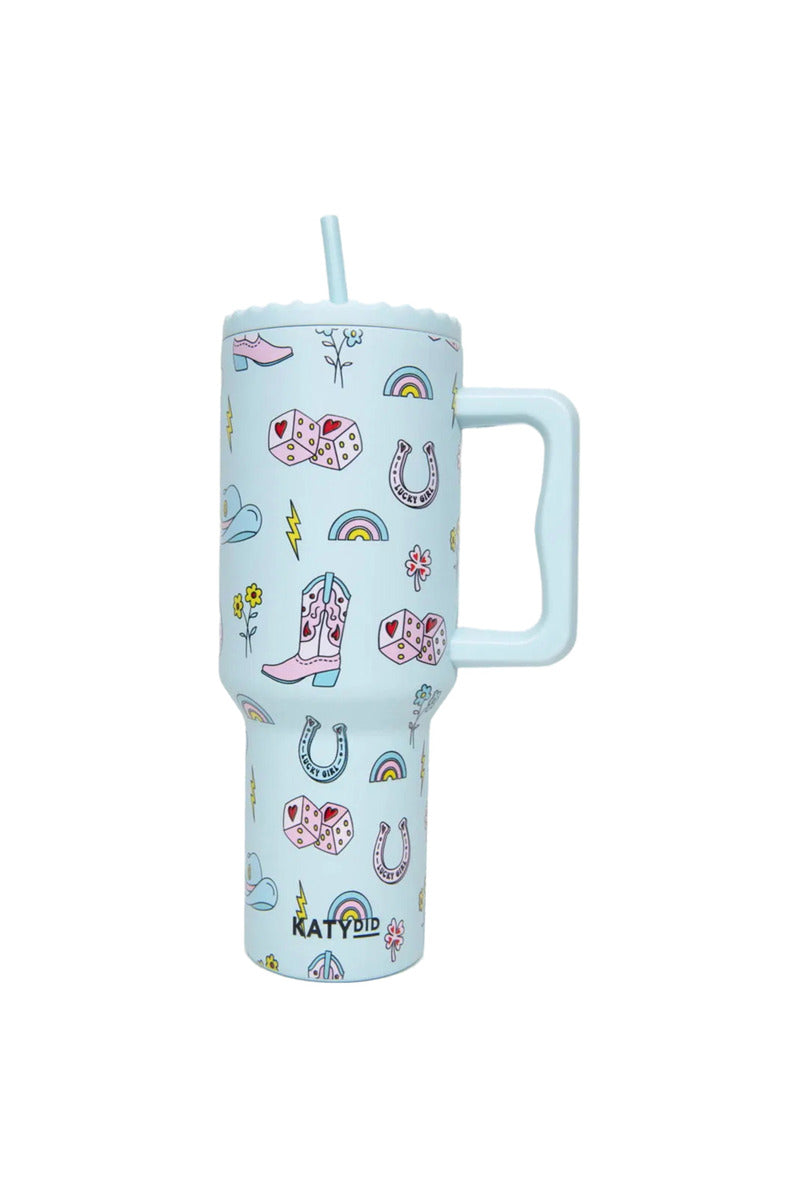 Lucky Girl Western 38 Oz Tumbler - Katydid.com