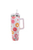 Groovy Flowers Coffee Tumbler