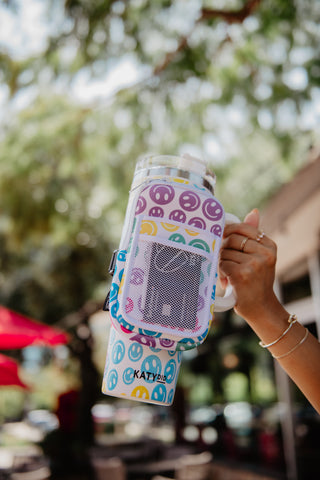 Cowboy Happy Face Tumbler Fanny Pack