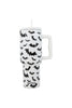 Bats Halloween Tumbler with Straw