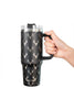 Deer All Over Black Tumbler for Men