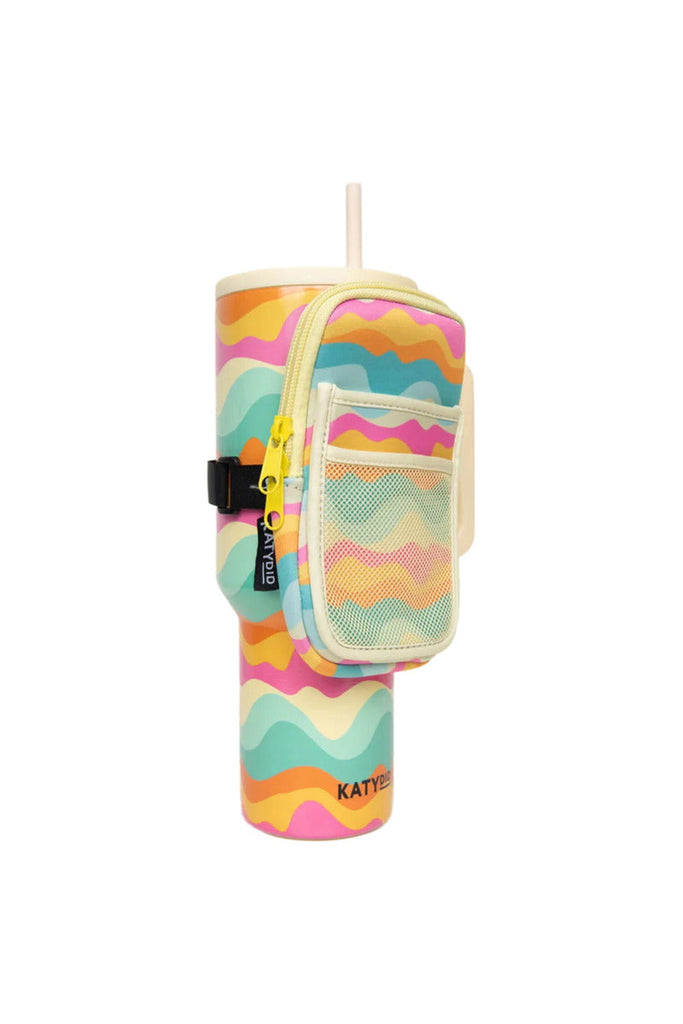 Neon Abstract Colors Tumbler Zipper Pouch