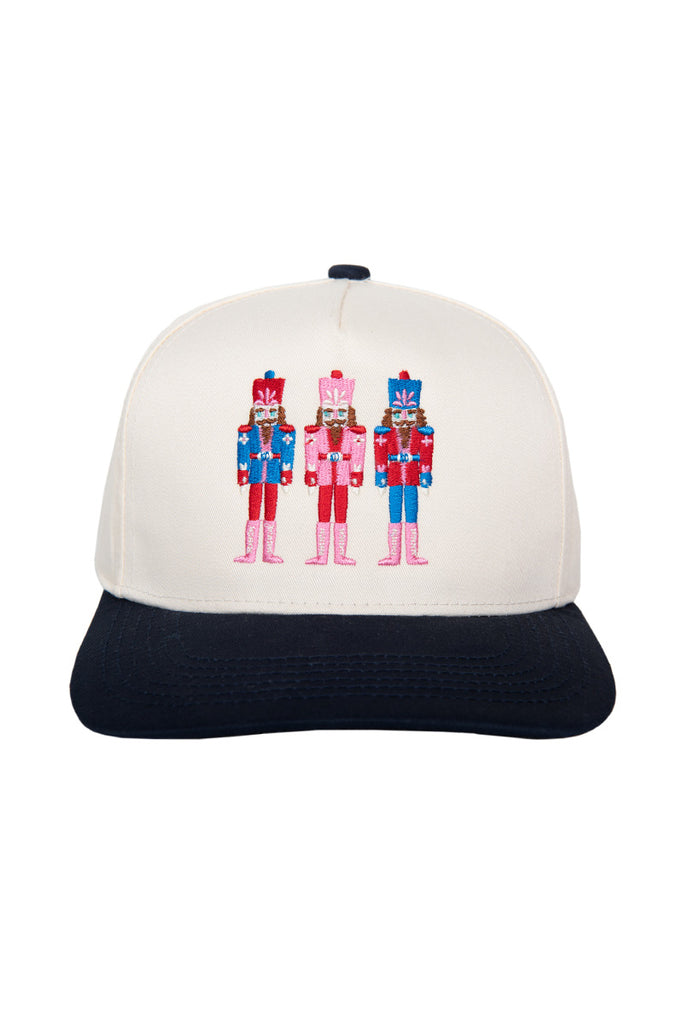 Nutcrackers Embroidered Two-Toned Hat