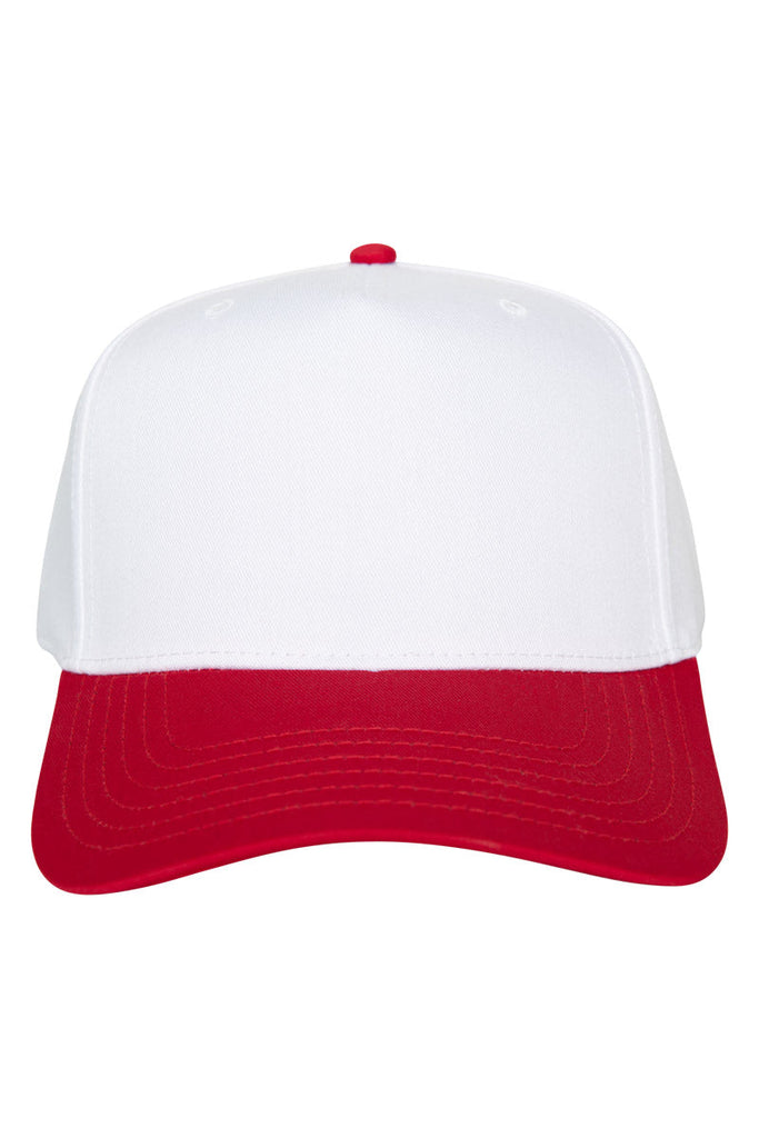 Red and White Two-Toned Vintage Hat