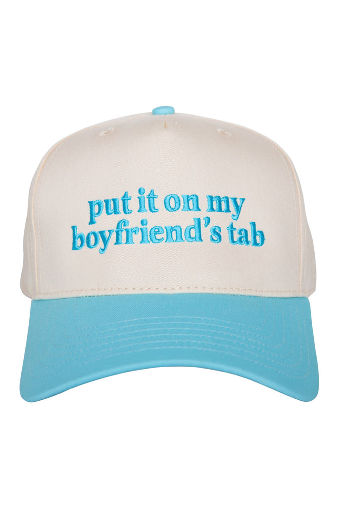 Put It On My Boyfriend's Tab Two-Toned Vintage Hat