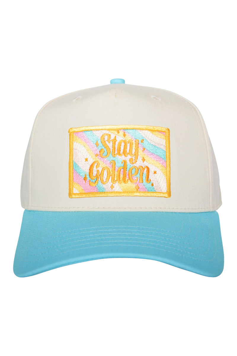 Stay Golden Patch Vintage Trucker Hat - Katydid.com