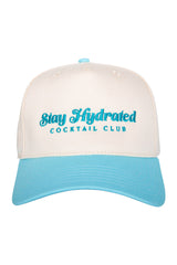 Stay Hydrated Cocktail Club Two-Toned Vintage Hat