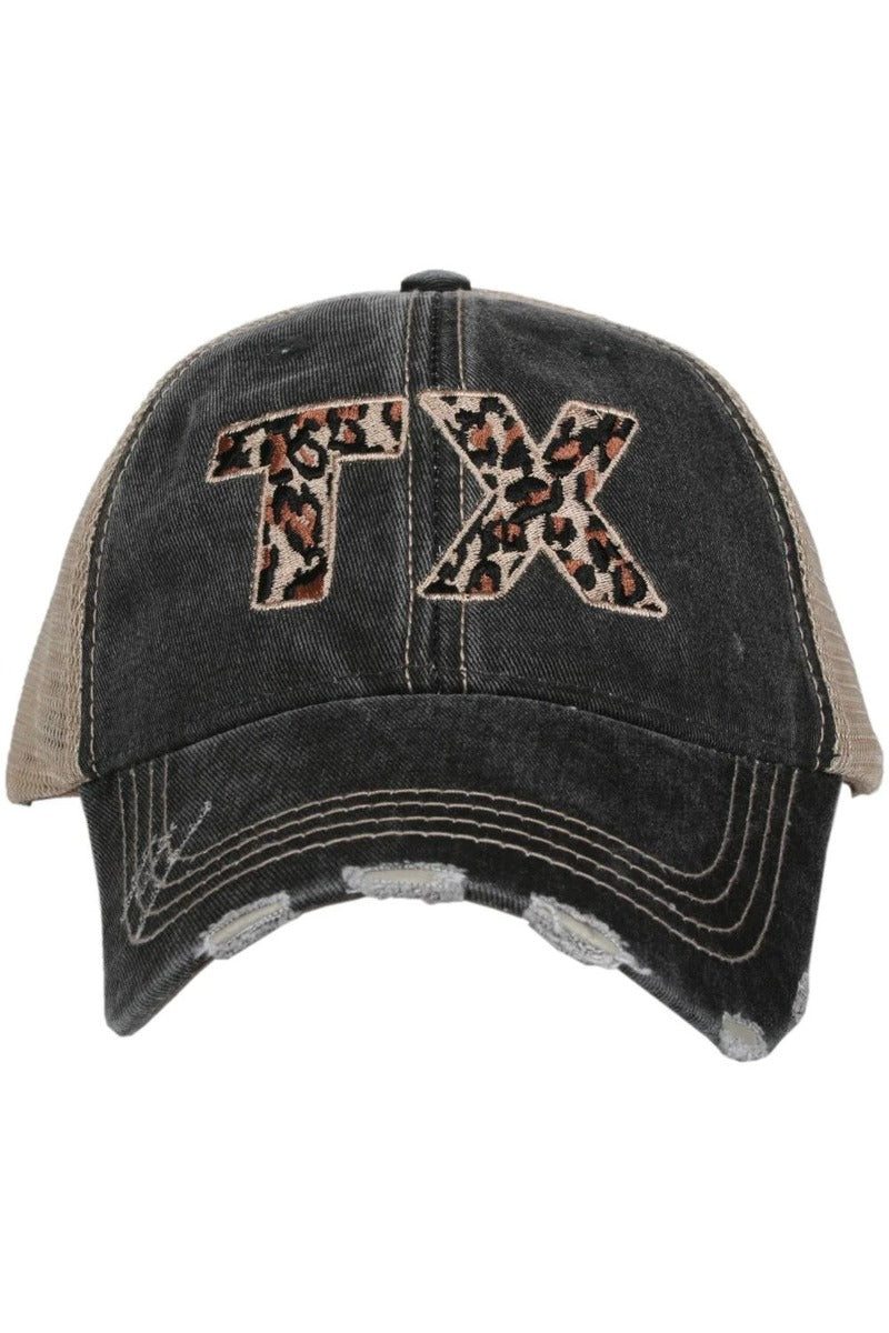 TX Texas Leopard State Women's Hat - Katydid.com