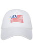 USA Flag Illustration Foam Hat