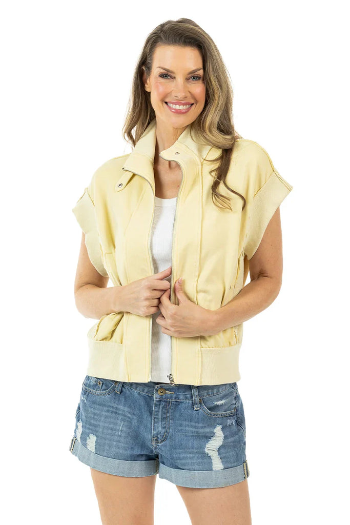 Yellow Women's Lightweight Vest