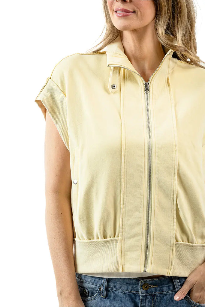 Yellow Women's Lightweight Vest
