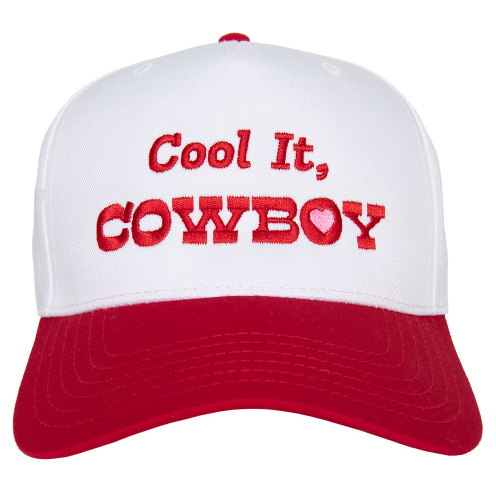 Cool it, Cowboy Heart Two-Toned Vintage Hat